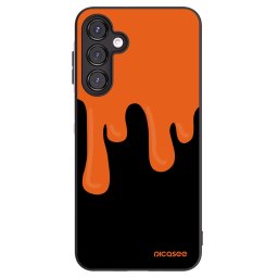 Fekete szilikon tok az alábbi mobiltelefonokra Samsung Galaxy A16 4G - Orange spooky