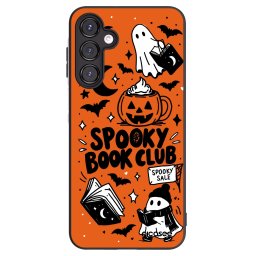 Fekete szilikon tok az alábbi mobiltelefonokra Samsung Galaxy A16 4G - Spooky book club