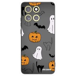 Fekete szilikon tok az alábbi mobiltelefonokra Motorola Moto G86 Power 5G - Spooky crew