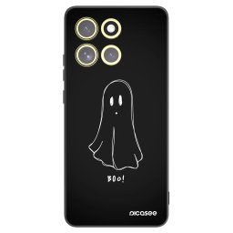 Fekete szilikon tok az alábbi mobiltelefonokra Motorola Moto G86 Power 5G - Ghost 2