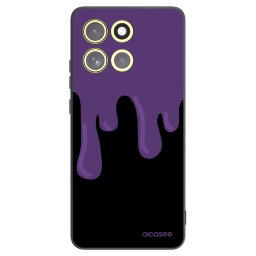 Fekete szilikon tok az alábbi mobiltelefonokra Motorola Moto G86 Power 5G - Purple spooky