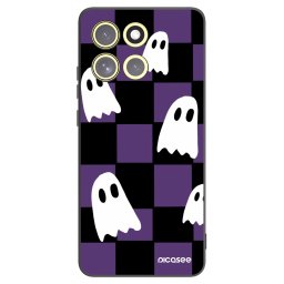 Fekete szilikon tok az alábbi mobiltelefonokra Motorola Moto G86 Power 5G - Ghosts