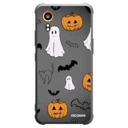 Fekete szilikon tok az alábbi mobiltelefonokra Samsung Galaxy XCover 7 - Spooky crew
