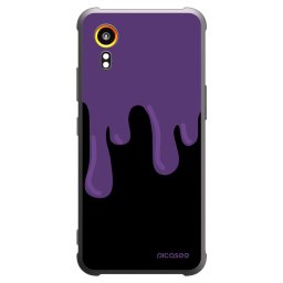 Fekete szilikon tok az alábbi mobiltelefonokra Samsung Galaxy XCover 7 - Purple spooky