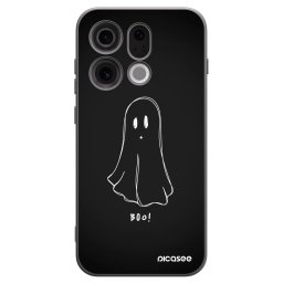 Fekete szilikon tok az alábbi mobiltelefonokra OPPO Find X9 - Ghost 2