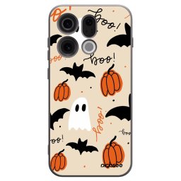 Fekete szilikon tok az alábbi mobiltelefonokra OPPO Find X9 - Halloween 26