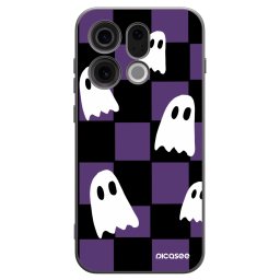 Fekete szilikon tok az alábbi mobiltelefonokra OPPO Find X9 - Ghosts