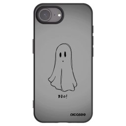 Fekete szilikon tok az alábbi mobiltelefonokra Apple iPhone 17e - Ghost