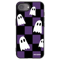 Fekete szilikon tok az alábbi mobiltelefonokra Apple iPhone 17e - Ghosts