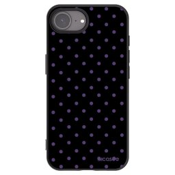 Fekete szilikon tok az alábbi mobiltelefonokra Apple iPhone 17e - Flickers