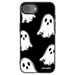 Fekete szilikon tok az alábbi mobiltelefonokra Apple iPhone 17e - Black ghosts