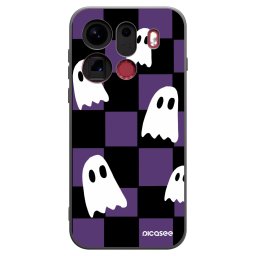 Fekete szilikon tok az alábbi mobiltelefonokra OPPO Find X9 Pro - Ghosts