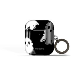 Obal pro Apple AirPods 1 - Black ghosts