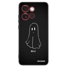 Fekete szilikon tok az alábbi mobiltelefonokra Motorola Edge 60 Neo 5G - Ghost 2