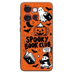 Fekete szilikon tok az alábbi mobiltelefonokra Motorola Edge 60 Neo 5G - Spooky book club