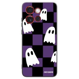 Fekete szilikon tok az alábbi mobiltelefonokra Motorola Edge 60 Neo 5G - Ghosts