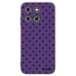 Fekete szilikon tok az alábbi mobiltelefonokra Motorola Moto G77 - Flickers 2