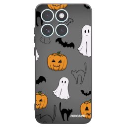 Fekete szilikon tok az alábbi mobiltelefonokra Motorola Edge 70 Fusion - Spooky crew