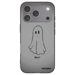 Fekete szilikon tok az alábbi mobiltelefonokra Apple iPhone 18 Pro - Ghost
