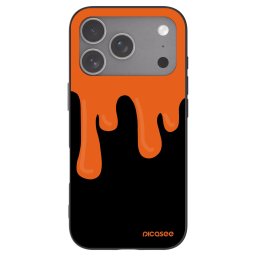 Fekete szilikon tok az alábbi mobiltelefonokra Apple iPhone 18 Pro - Orange spooky