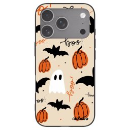 Fekete szilikon tok az alábbi mobiltelefonokra Apple iPhone 18 Pro - Halloween 26
