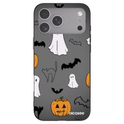 Fekete szilikon tok az alábbi mobiltelefonokra Apple iPhone 18 Pro Max - Spooky crew