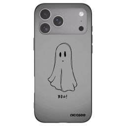 Fekete szilikon tok az alábbi mobiltelefonokra Apple iPhone 18 Pro Max - Ghost