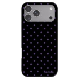 Fekete szilikon tok az alábbi mobiltelefonokra Apple iPhone 18 Pro Max - Flickers