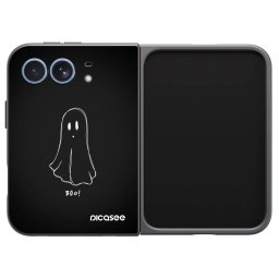 Fekete szilikon tok az alábbi mobiltelefonokra Apple iPhone Duo - Ghost 2