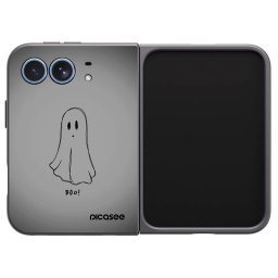 Fekete szilikon tok az alábbi mobiltelefonokra Apple iPhone Duo - Ghost