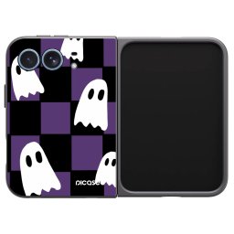 Fekete szilikon tok az alábbi mobiltelefonokra Apple iPhone Duo - Ghosts