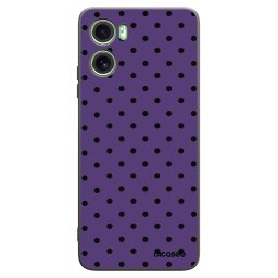 Fekete szilikon tok az alábbi mobiltelefonokra Motorola Moto G06 - Flickers 2