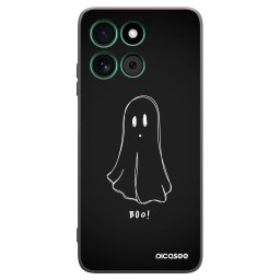 Fekete szilikon tok az alábbi mobiltelefonokra Motorola Moto G57 Power - Ghost 2