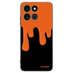 Fekete szilikon tok az alábbi mobiltelefonokra Motorola Moto G57 Power - Orange spooky