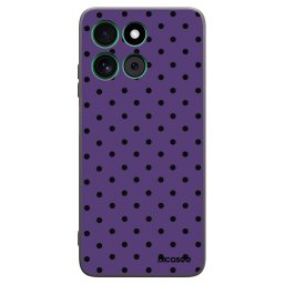 Fekete szilikon tok az alábbi mobiltelefonokra Motorola Moto G57 Power - Flickers 2