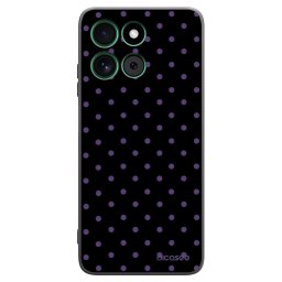 Fekete szilikon tok az alábbi mobiltelefonokra Motorola Moto G57 Power - Flickers