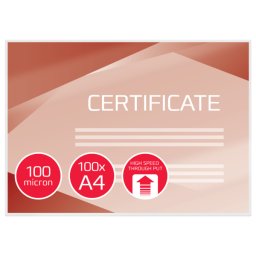 GBC lamináló zsebek gyors lamináláshoz, 100 mikron (100)