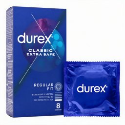 Durex - Classic Extra Safe vastagított falú óvszer (8 db)