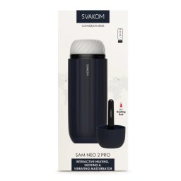 Svakom - Sam Neo 2 PRO okos maszturbátor vibrációval, szívó hatással és melegítőfunkcióval (APP-os)