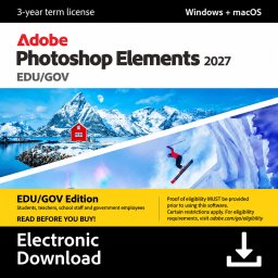 Adobe Photoshop Elements 2027 - EDUGOV EDU 1 - 9 Felhasználó(k)
