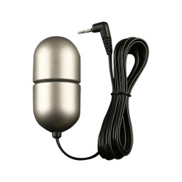 DG-LAB Matte Steel - kétpólusú, ovális acél elektróda (ezüst)