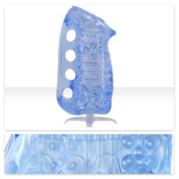 Fleshlight - Fleshskins Grip Blue Ice maszturbátor (kék)
