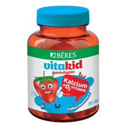 Béres vitakid kalcium+d3 vitamin gumivitamin 30 db