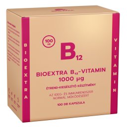 Bioextra b12-vitamin 1000 ug kapszula 100 db
