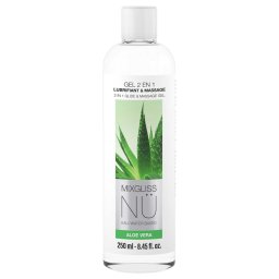Mixgliss Nu Aloe Vera - nuru masszázs gél és síkosító (250ml)