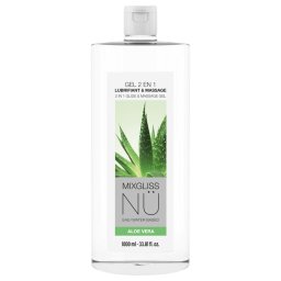 Mixgliss Nu Aloe Vera - nuru masszázs gél és síkosító (1000ml)