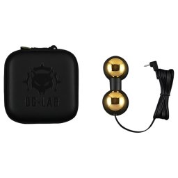 DG-LAB BiPolar B - kétpólusú, homokóra alakú fém elektróda (arany)