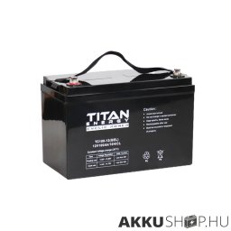 Titan Energy Cyclic Power gél akkumulátor 12V 100Ah TC100-12(GEL)