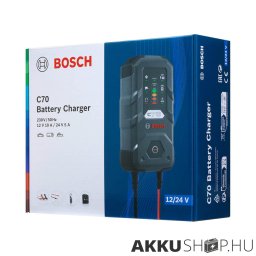 Bosch C70 autó akkumulátor tölto 12V 10A / 24V 5A