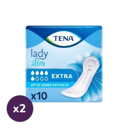 Tena Lady Slim extra inkontinencia betét (2x10 db) + AJÁNDÉK Tena kozmetikai táska